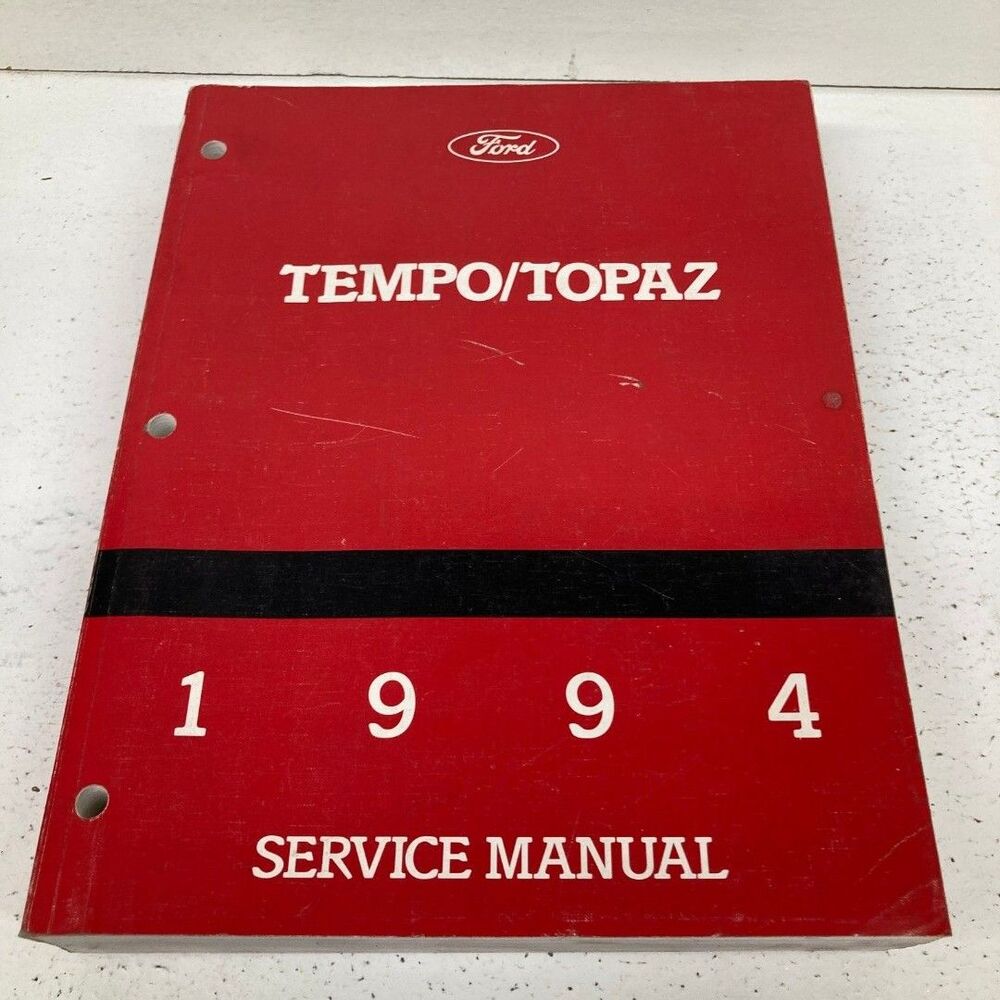 1994 Ford Tempo Topaz Service Manual